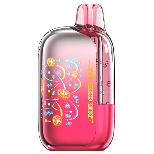 Foger Bit 35K Sour Cherry Gush Disposable Vape - Black Coral